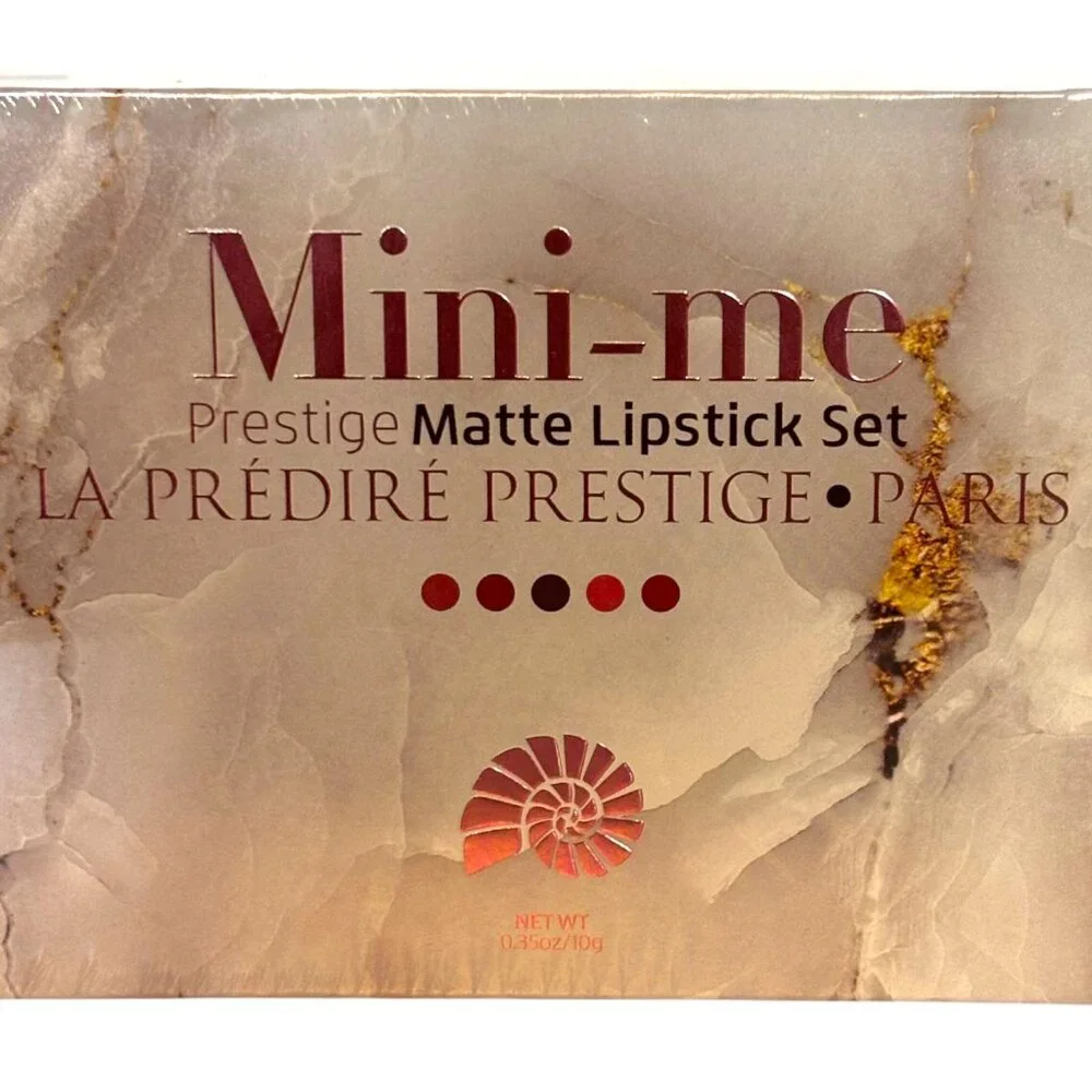 La Predire Prestige‎ Paris Mini-Me Matte Lipstick set includes 5 NIB MSRP $160